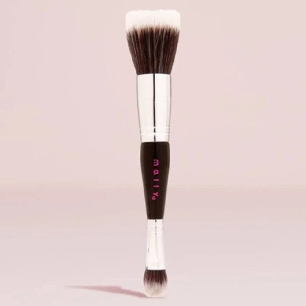 NEW [Mally Beauty] Dual-Ended Wet/Dry Foundation &/or Shadow Luxury Makeup Brush